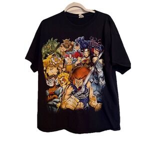 THUNDERCATS VTg 80s T-Shirt Cartoon Logo Men's Size Xl Jerzees Single Stitch